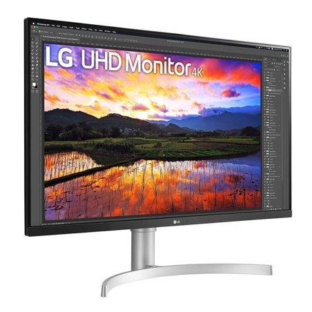 Монитор 31.5" LG 32UN650K-W IPS 3840x2160, 60 Гц, 5 мс, 16:9, 350 кд/м², 2xHDMI 2.0, DP 1.4, 3.5 мм, динамики (2x5 Вт), FreeSync, HDR10, черный/белый