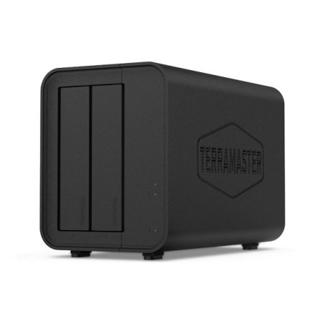 Сетевое хранилище TerraMaster D2-320 DAS tower/JBOD,RAID0,1/up to 2 SATA(3,5' or 2,5')/1xUSB3.1 Type-C gen2/1xPS/1YW