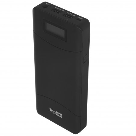Портативный аккумулятор TopON TOP-X38PRO 38000mAh QC3.0/PD3.0 160W 3A черный/оранжевый (103362)
