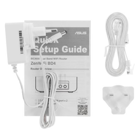 Маршрутизатор ASUS BD4 (W-1-PK) WiFi 7 2x2.5G 2882+688Mbps 5GHz/2.4GHz