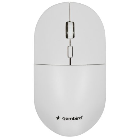 Комплект беспроводной клавиатура+мышь Gembird KBS-6000-W, 104кл+4кн, 12Fn, 800-1600 DPI, радиоканал, белый