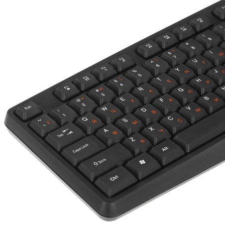 Клавиатура проводная Defender Concept HB-164, USB, черный