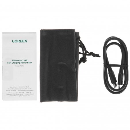 Портативный аккумулятор Ugreen PB721 Space Gray (35524B)