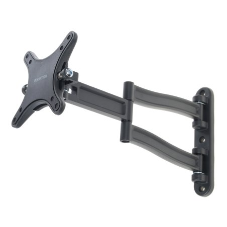 Кронштейн для телевизора Kromax TECHNO-1 темно-серый 10"-26" макс.15кг настенный поворот и наклон