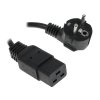 Кабель питания для UPC Gembird/Cablexpert, 1.8м, Schuko-С19, 16А, черный, с заземлением(PC-186-C19)