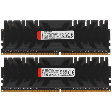 Оперативная память Kingston Fury Renegade RGB, DDR5, 24GB (1x24 GB), 7200 MHz, CL38, радиатор, RGB, серебристый