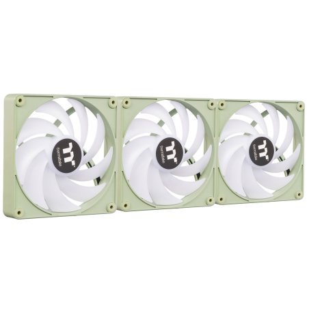 Комплект вентиляторов для корпуса Thermaltake CT140 EX ARGb Sync (3 шт.) зеленый, 140 мм, 1800 об/мин, 30.7 дБ, 4 pin