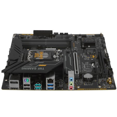 Материнская плата ASUS TUF GAMING B660M-PLUS WIFI, LGA 1700, Intel B660, 4xDDR5, 4xSATA, 2xM.2, 1xPCIe 5.0 x16, 1xPCIe 3.0 x4, 1xPCIe x1, 1xDP, 1xHDMI, 1x 2.5Gb LAN, 4xUSB-A 3.2 Gen 2, 1xUSB-A 3.2 Gen 1, 2xUSB 2.0, 1xUSB-C 3.2 Gen 2x2, 5x3.5 мм, 7.1, mATX