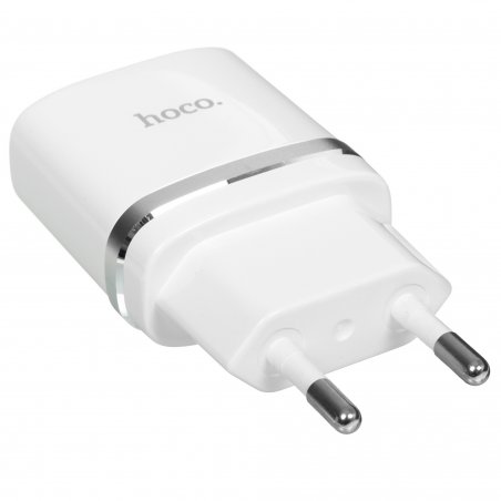 Сетевое зарядное устройство C12 Smart dual USB charger, белый