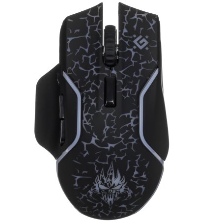 Мышь беспроводная Defender Oneshot GM-067 черный, 3200 dpi, радиоканал, USB, кнопки - 7