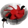Кулер для процессора Crown CM-91PWM v2 серебристый/красный, 90 мм, алюминий, 2000 об/мин, 20 дБ, 4 pin, 125 Вт, 57 мм
