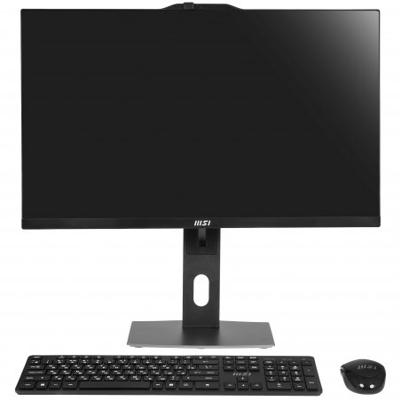 Моноблок MSI Modern AM272P 1M-680RU 27" Full HD Core 5 120U (1.4) 16Gb SSD 512Gb Graphics Windows 11 Pro GbitEth WiFi BT 120W клавиатура мышь Cam черный 1920x1080 (9S6-AF8231-1037)
