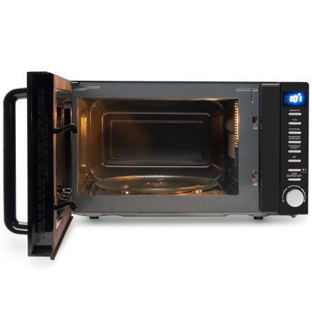 Микроволновая печь Hyundai HYM-D3034 черный/хром 20л 700Вт кнопки, поворотный механизм