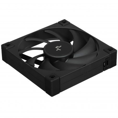 Вентилятор для корпуса Deepcool FD12 V2 120х120x25 черный 4-pin 35.6дБ (R-FD12V2-BKNPN1-G) Ret
