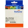 Картридж струйный ProfiLine PL-T1712 для Epson XP-33/103/203/207/303/306/313/406 экономичный повышенной емкости Cyan водн
