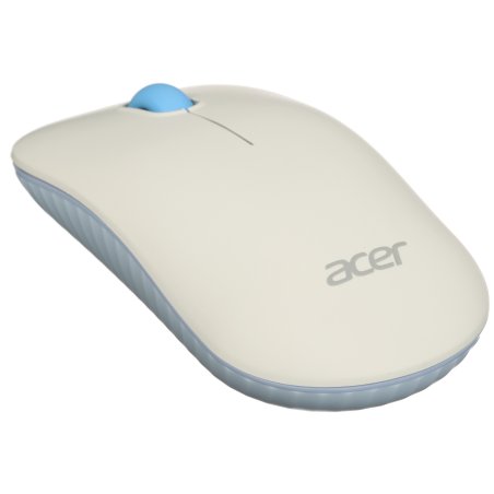 Мышь беспроводная Acer OMR205 белый/голубой, 1200 dpi, радиоканал, USB, кнопки - 3
