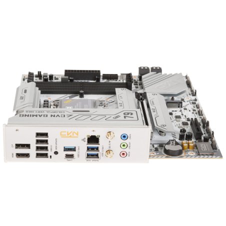 Материнская плата Colorful CVN B760M-PLUS FROZEN WIFI D5 V20, LGA 1700, Intel B760, 4xDDR5, 4xSATA, 3xM.2, 1xPCIe 5.0 x16, 1xPCIe 4.0 x4, 1xDP, 1xHDMI, 1x 2.5Gb LAN, 1xUSB-C 3.2 Gen 2, 2xUSB-A 3.2 Gen 1, 4xUSB 2.0, 3x3.5 мм, 5.1, mATX