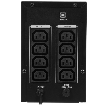 Источник бесперебойного питания ExeGate EP285492RUS SpecialPro Smart LLB-1200.LCD.AVR.C13.RJ.USB 1200VA/750W, LCD, AVR, 6*IEC-C13, RJ45/11, USB, черный