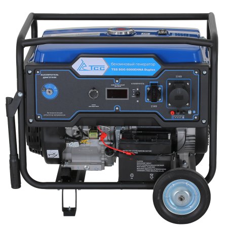 Электрогенератор бензиновый ТСС SGG 6000EHNA Duplex, 6.5 кВт, 74 дБ, 85 кг