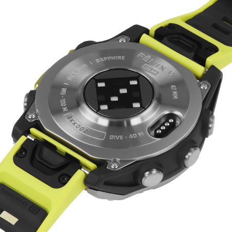 Умные часы Garmin Fenix 8 Solar Sapphire, 1.6" AMOLED, Wi-Fi, Bluetooth, NFC, 100м, серый / желтый