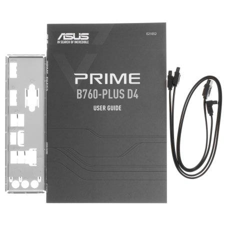 Материнская плата ASUS PRIME B760-PLUS, LGA 1700, Intel B760, 4xDDR5, 4xSATA, 3xM.2, 1xPCIe 4.0 x4, 1xPCIe 5.0 x16, 2xPCIe x1, 1xDP, 1xHDMI, 1xVGA, 2xUSB-A 3.2 Gen 2, 1xUSB-C 3.2 Gen 2x2, 1x 2.5Gb LAN, 3x3.5 мм, 7.1, ATX