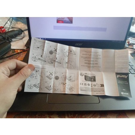 Оперативная память Kingston Fury Impact, DDR4, 8Gb (1x8Gb), 3200MHz, CL20, SO-DIMM