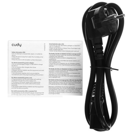 Коммутатор Cudy GS1010PS2, (L2) 10x1Gbит/с 2xКомбо(1000BASE-T/SFP) 2SFP 8PoE 120W, неуправляемый