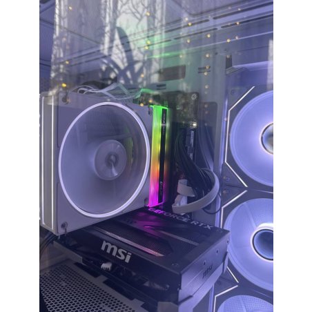 Оперативная память XPG Lancer, DDR5, 32Gb (2x16Gb), 6000MHz, CL30, DIMM, с радиаторами, RGb, серебристый