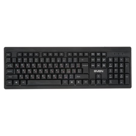 Комплект клавиатура + мышь SVEN KB-S320C клавиатура и мышь черные (USB, 105 кл, 4 кнопки, 1000 dpi)