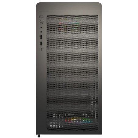 Компьютерный корпус Montech XR черный без БП ATX 3x120мм 2xUSB3.0 1xUSB3.1 audio bott PSU