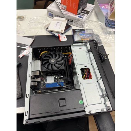 Компьютерный корпус Desktop ExeGate FL-102-TPS300 (mini-ITX, БП TPS300 с вент. 8см, 2*USB + 1*USB 3.0, аудио, черный)