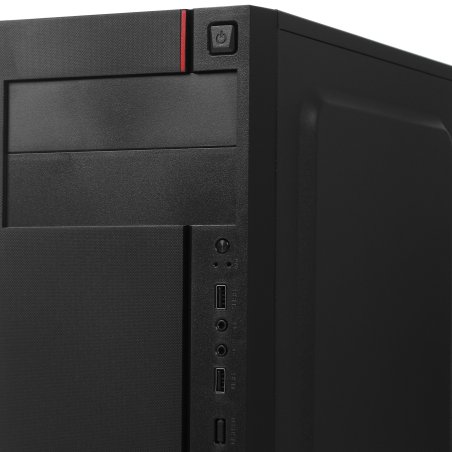 Компьютерный корпус Miditower ExeGate AA-440 (ATX, без БП, 2*USB, аудио)