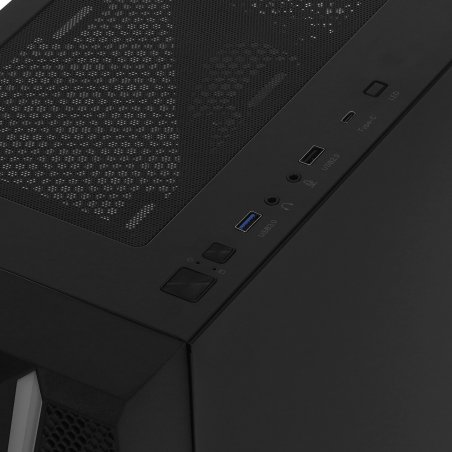 Компьютерный корпус Bloody BD-CC106F черный без БП ATX 4x120мм 1xUSB 2.0 1xUSB 3.0 audio bott PSU