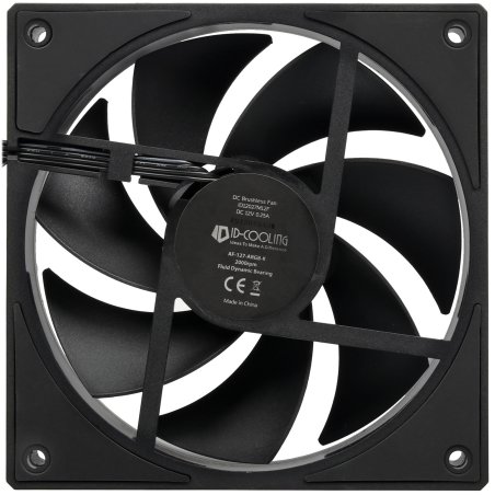 Вентилятор для корпуса ID-Cooling AF-127-ARGb-K черный, 120 мм, 2000 об/мин, 29.9 дБ, 4 pin