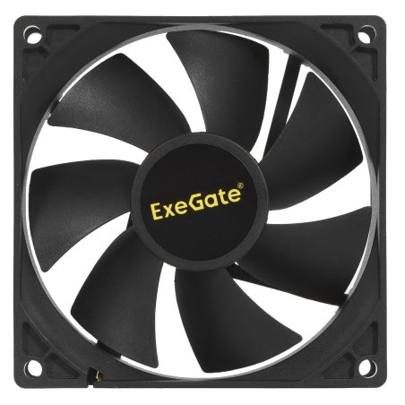Вентилятор для корпуса ExeGate E09225H4P-PWM черный, 92 мм, 2000 об/мин, 26 дБ, 4 pin
