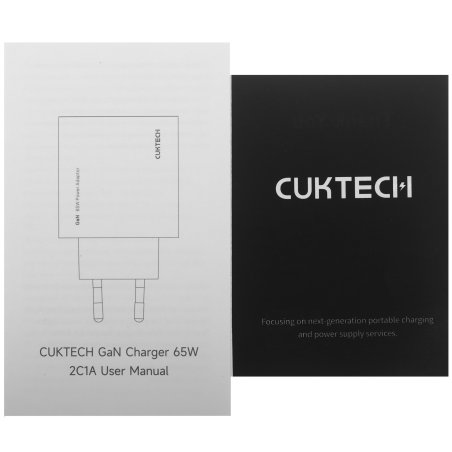 Сетевое зарядное устройство CUKTECH GaN Charger 65W 2C1A