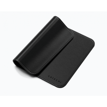 Коврик для мыши из веганской кожи Satechi Vegan-Leather Premium Desk Mat, черный
