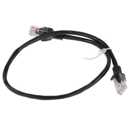 Патч-корд UTP Cablexpert кат.5e, 0.5м, литой, многожильный, черный