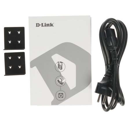 Настраиваемый L2 коммутатор D-Link DGS-1210-28MP/F4A с 24 портами 10/100/1000Base-T и 4 комбо-портами 100/1000Base-T/SFP (24 порта PoE 802.3af/at, PoE-бюджет 370 Вт)