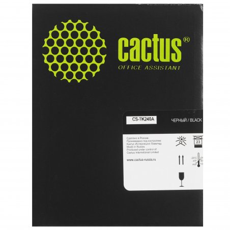 Картридж лазерный Cactus CS-TK240A TK240A черный (6000 стр.) для Катюша M240/M140/P140