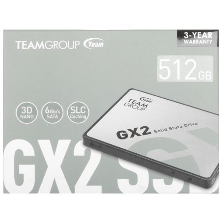 Накопитель SSD жесткий диск SATA2.5" 512GB GX2 T253X2512G0C101 TEAMGROUP