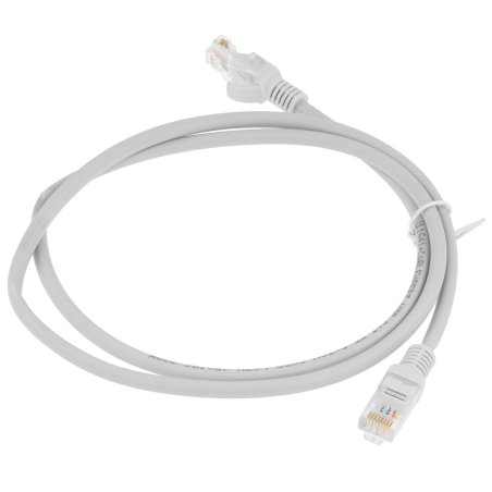 Патч-корд LSZH UTP Cablexpert PP31-1M кат.5e, 1м, литой, многожильный, серый