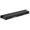 Патч-панель FTP 19" 24 port кат.5e ExeGate разъем KRONE&110 (dual IDC), 1U, RoHS, черный