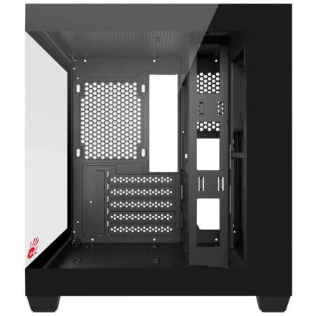 Компьютерный корпус Bloody CC-121 черный без БП mATX 7x120мм 1xUSB 2.0 1xUSB 3.0 audio