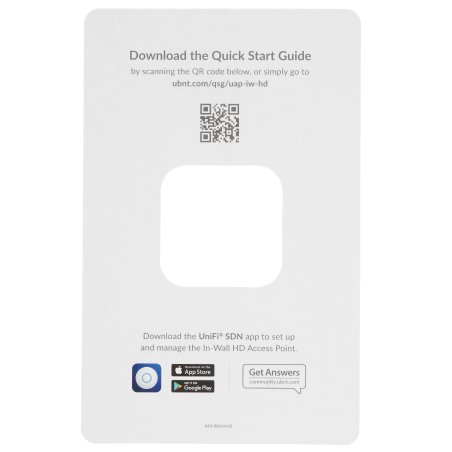 Точка доступаUbiquiti UAP-IW-HD UniFi AP In-Wall HD Точка доступа 2.4+5 ГГц, ac Wave2, 4х4 MU-MIMO, 5х 1G RJ45, 802.3at/af