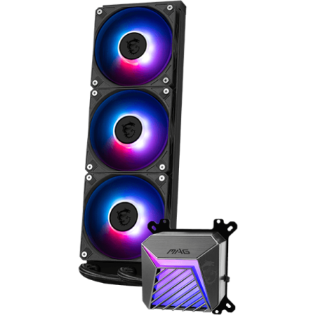 Жидкостная система охлаждения MSI MAG CORELIQUID A13 360 черный 120мм алюминий+медь 4-pin