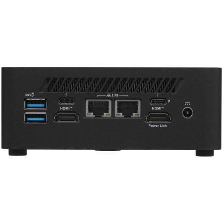 Компьютер MSI Cubi NUC 1M-096XRU, Intel Core 5 120U/8Gb/512Gb/IrisXE/WF6E/BT5.3/120W/AirCooling/DOS, черный (9S6-B0B111-096)