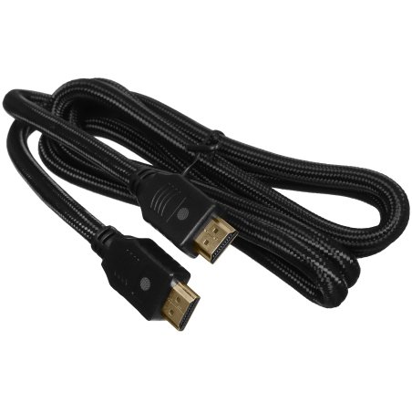 Кабель аудио-видео Cactus CS-HDMI.2-1.5 HDMI (m)/HDMI (m) 1.5м. Позолоченные контакты черный