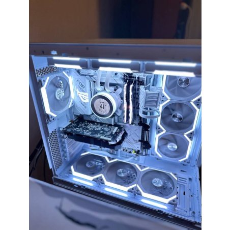 Система жидкостного охлаждения Lian-Li HydroShift II LCD-C 360TL ARGB Soc-AM5/AM4/1700/1851 белый 4-pin 33dB Al+Cu LCD Ret (G89.GHS2LCD36TW.R0)