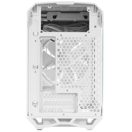 Компьютерный корпус без блока питания Fractal Design Torrent Nano RGb TG Clear Tint, Mini-Tower, 1x180мм RGb, 2xUSB-A 3.2 + 1xUSB 3.2 Type-C mITX, mDTX белый